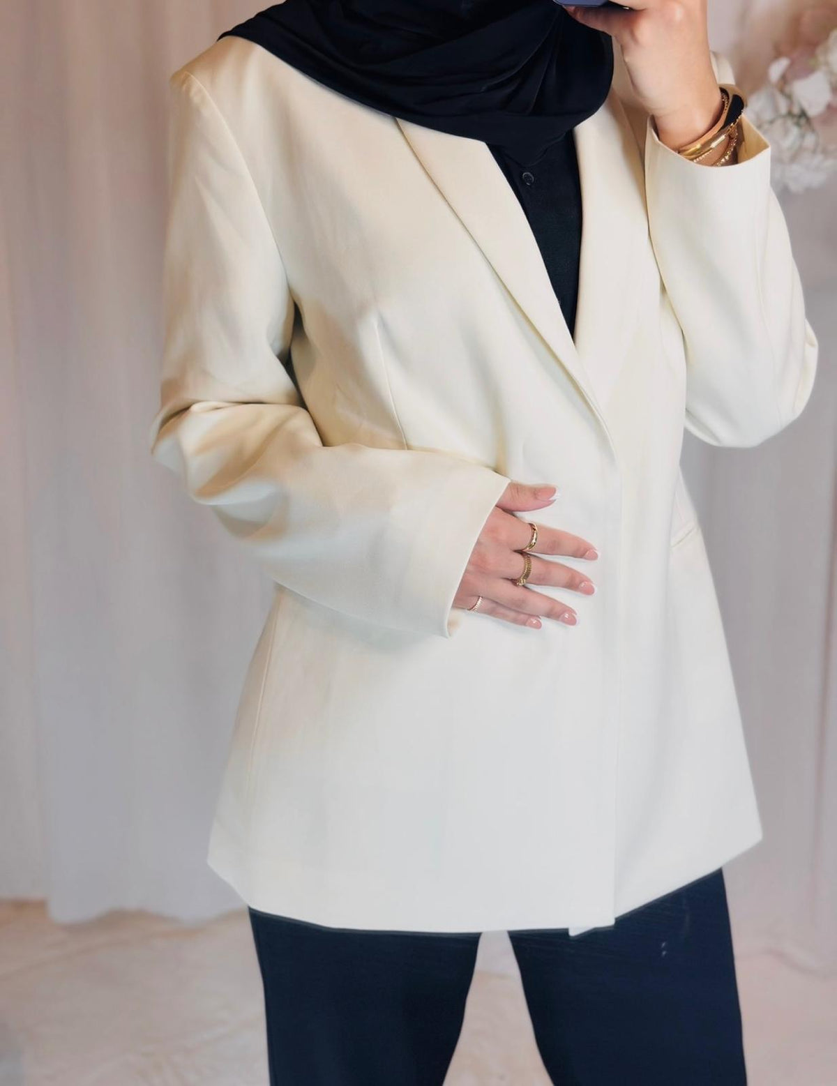 Blazer Classe – Crème